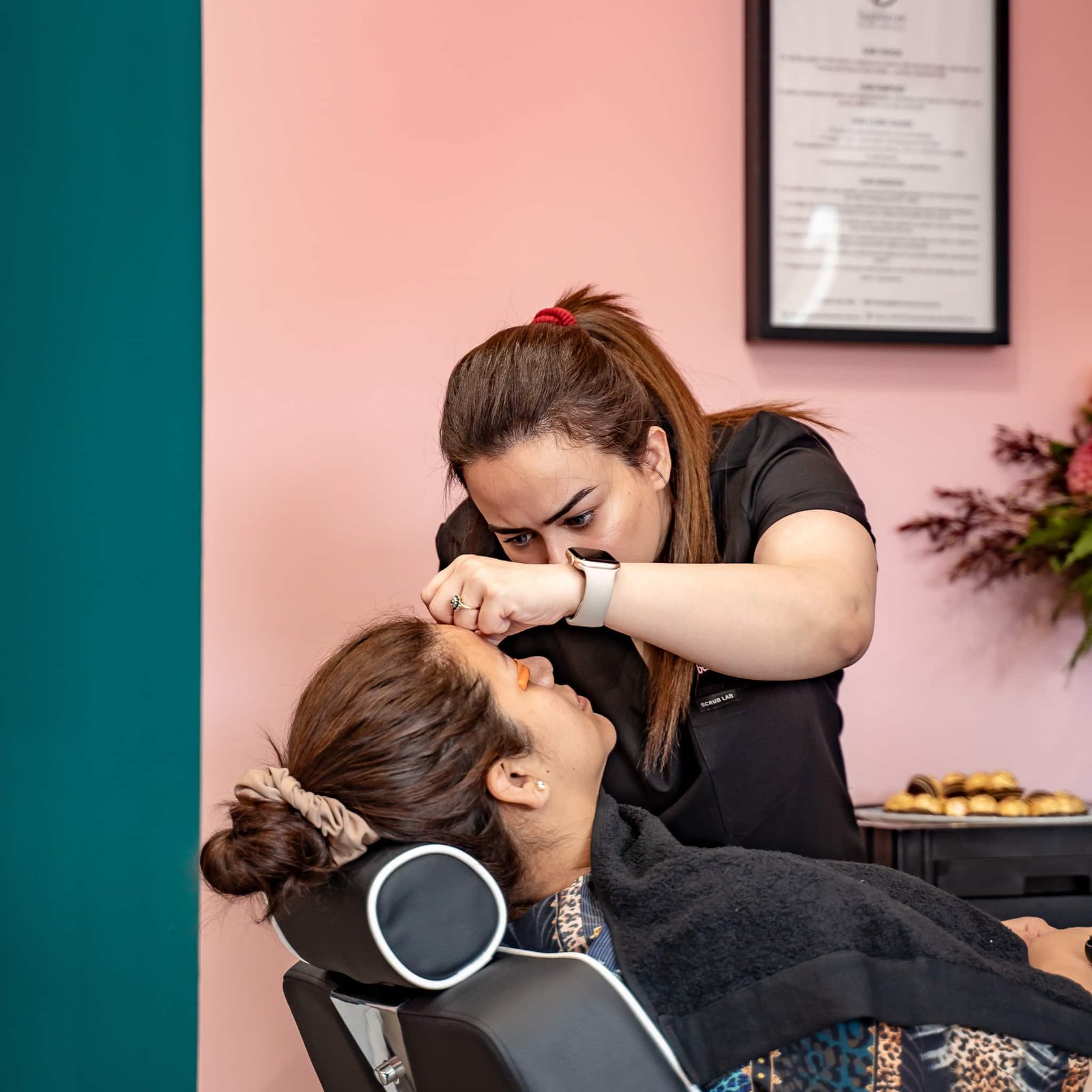 Professional beauty salon in Blacktown offering eyebrow threading, lash extensions and facial treatments at Highbrow Beauty.