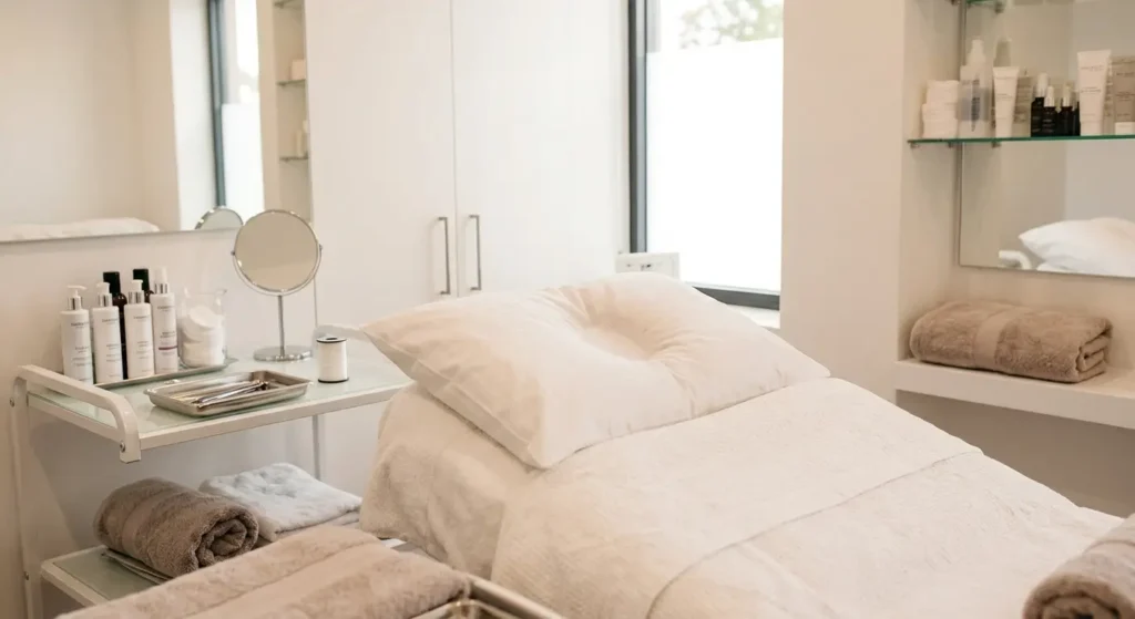 Facial treatment room