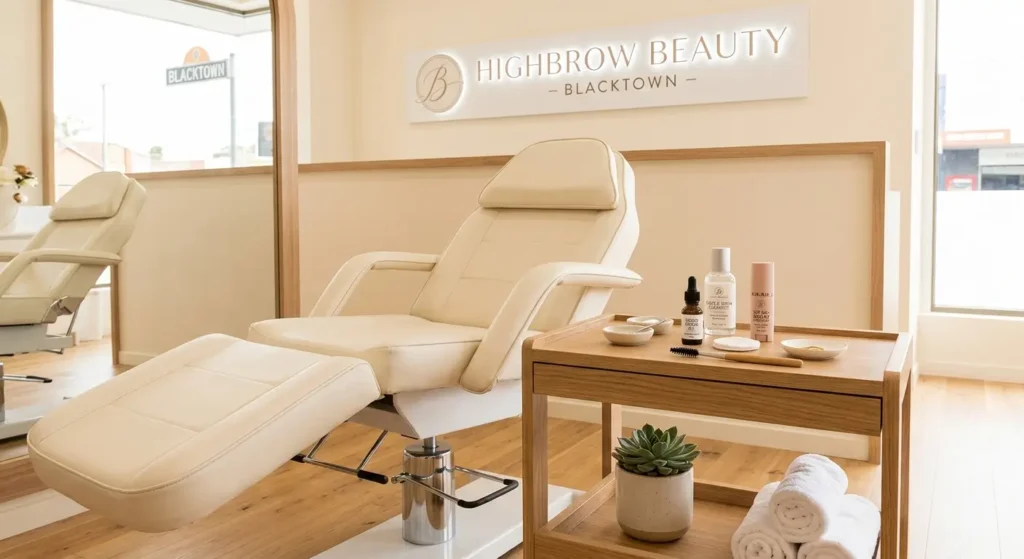 Highbrow Beauty salon in Blacktown offering brows treatments.